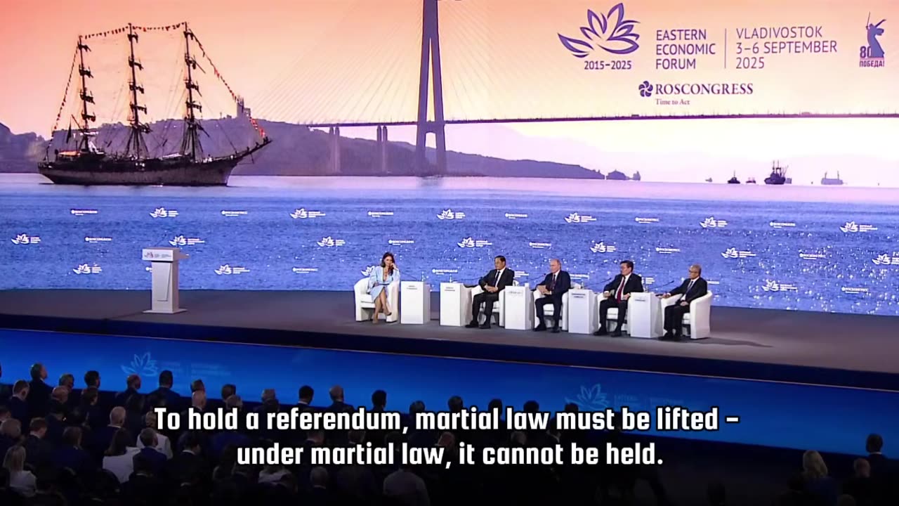 Putin on Ukrainian crisis resolution during the Plenary Session of the X Eastern Economic Forum: