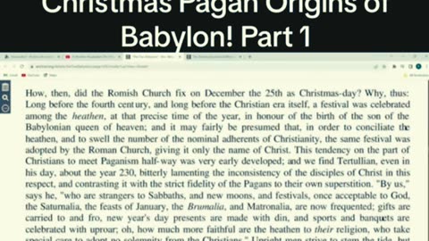 Will you celebrate this Christ-massacre this year? Watch it!