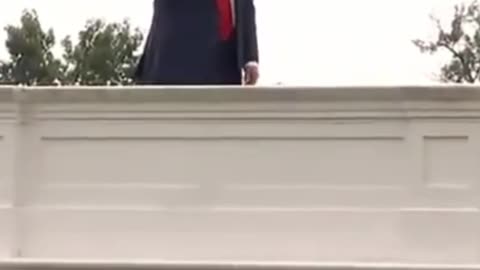 President Trump Answers Questions from White House Roof in 2025