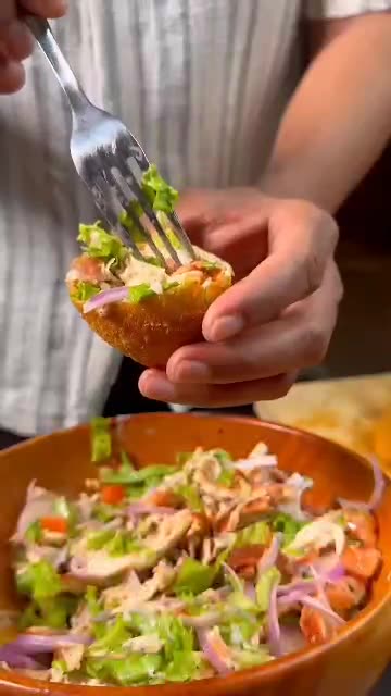 Tandoori chicken bread pockets🤤💗