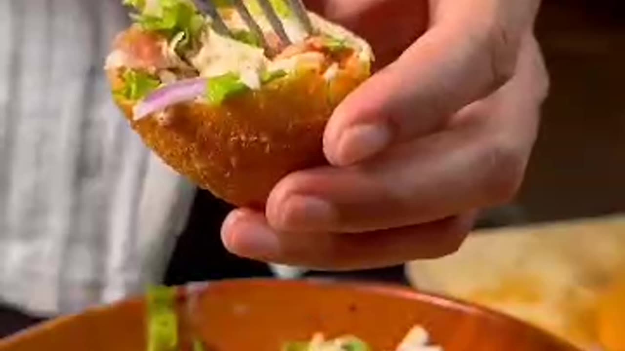 Tandoori chicken bread pockets🤤💗