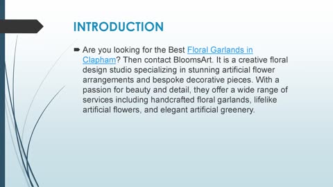 Best Floral Garlands in Clapham