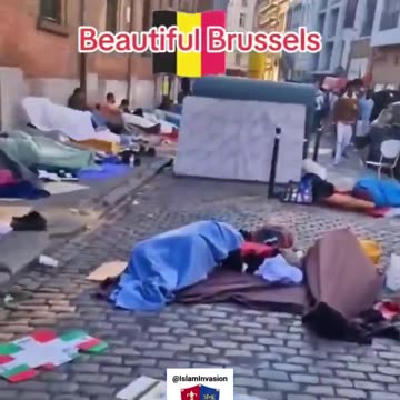 Cold weather in Brussels,