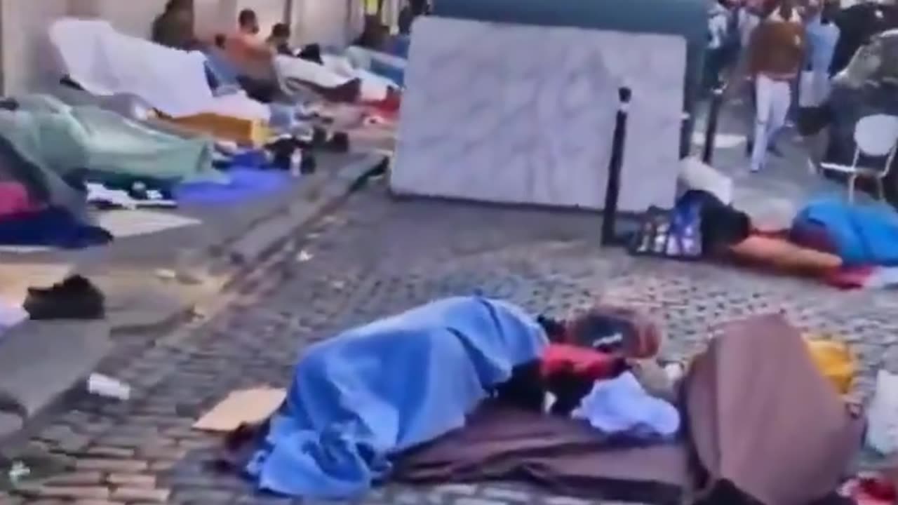 Cold weather in Brussels,