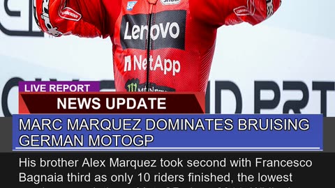 Marc Marquez Dominates Bruising German Motogp