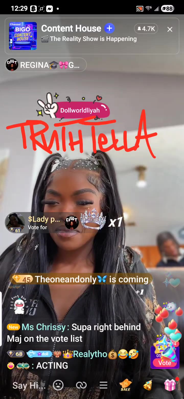 LIYAH THE DOLL CONTENT HOUSE LIVE THEN LATENIGHT CONTENT HOUSE LIVE