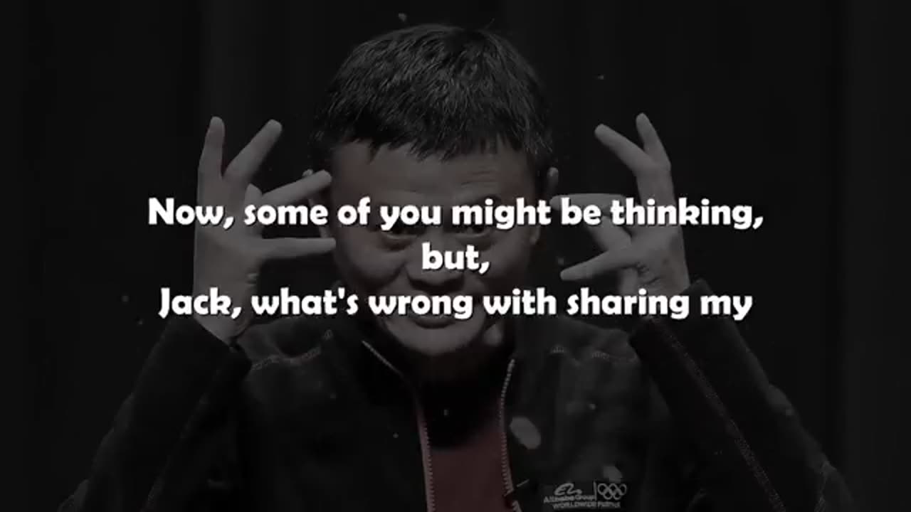 DON'T TELL EVERYONE YOUR STORY - Inspired by Jack Ma