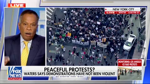 Juan Williams Claims LA Was 'Quiet Last Night,' Videos Show Otherwise