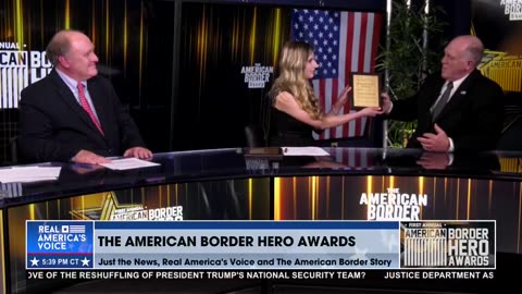TOM HOMAN IS THE FIRST RECIPIENT OF THE AMERICAN BORDER HERO AWARD