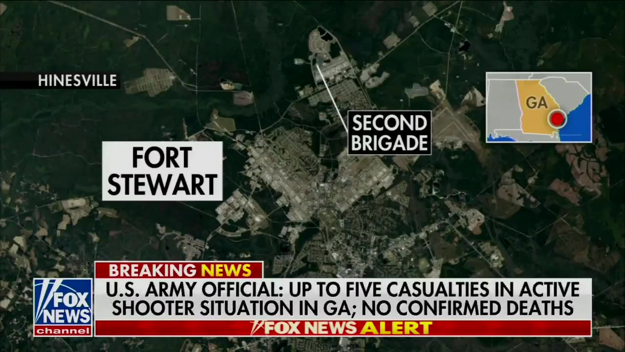 🚨BREAKING UPDATE: Shooting at Fort Stewart military base near Savannah, GA: