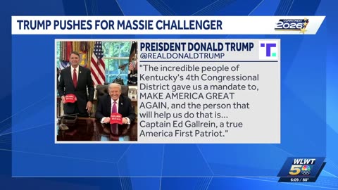 Trump urges local businessman to run in Republican primary to unseat Rep. Massie