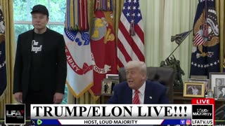 TRUMP / ELON PRESS CONFERENCE LIVE - LOUD MAJORITY LIVE