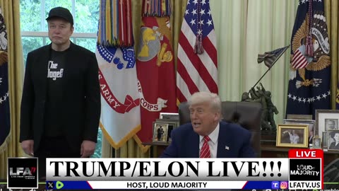 TRUMP / ELON PRESS CONFERENCE LIVE - LOUD MAJORITY LIVE