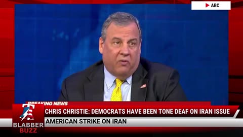 Chris Christie: Democrats Have Been Tone Deaf On Iran Issue