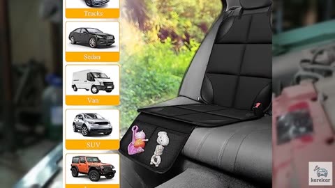 Meolsaek Car Seat Protector for Child Car Seat, Durable 600D Fabric Waterproof C
