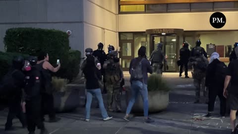 Theyre FINALLY arresting ANTIFA since Trump declared them a TERRORIST GROUP 
