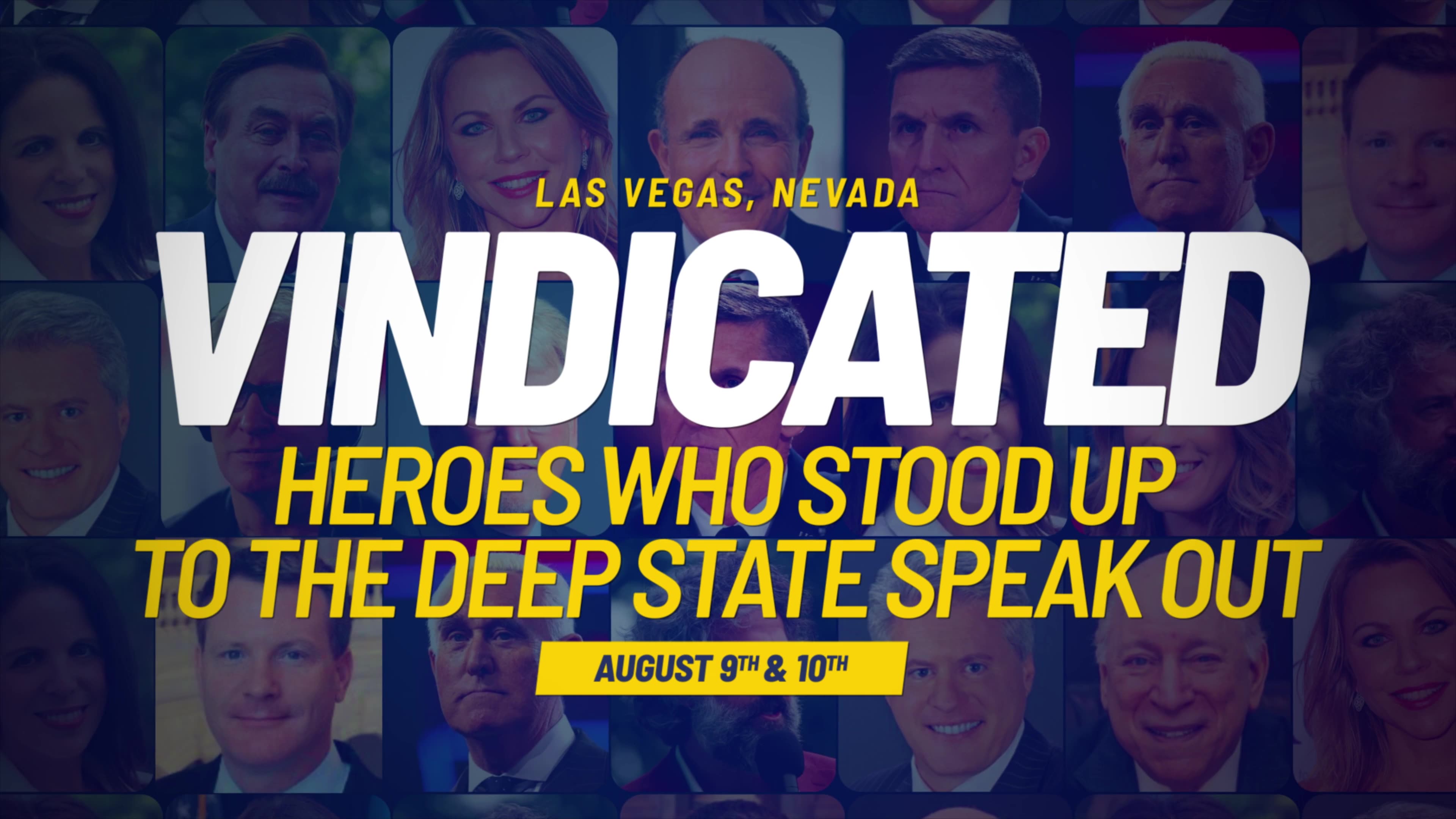 VINDICATED: Heroes Who Stood Up to the Deep State Speak Out - See Them All in Las Vegas