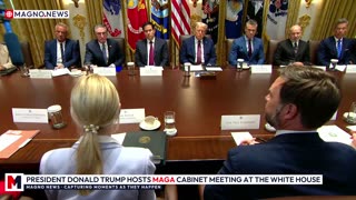 🇺🇸 President Donald Trump hosts Cabinet Meeting at The White House [LIVE]