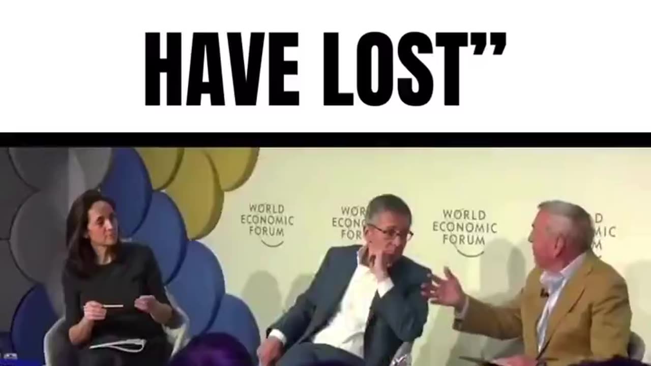 The WEF: "Trump has Won, we have Lost"