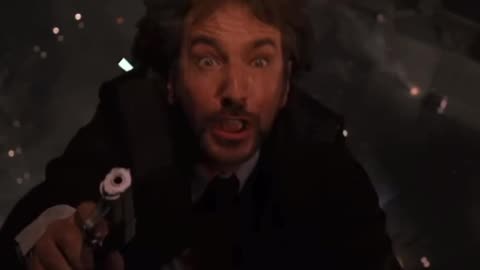 In Die Hard, Alan Rickman was told he'd fall on 3—but they dropped him on 1.