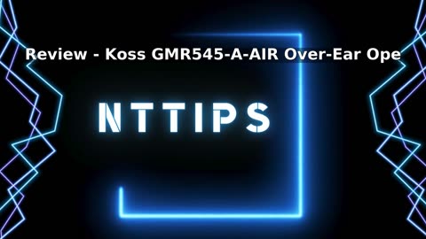 Koss GMR545-A-AIR Over-Ear Open-Back Gaming Headphones, Volume Control + Mute Sw
