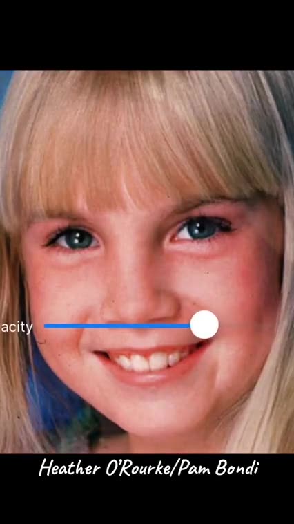 IS PAM BONDI ACTUALLY HEATHER O'ROURKE⁉️