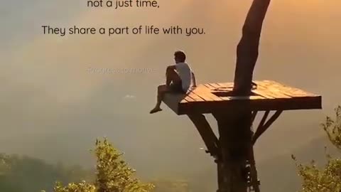 value the person who give you time