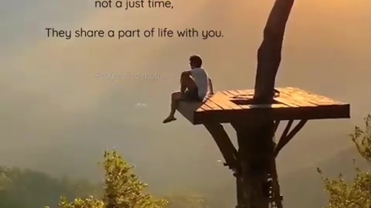 value the person who give you time