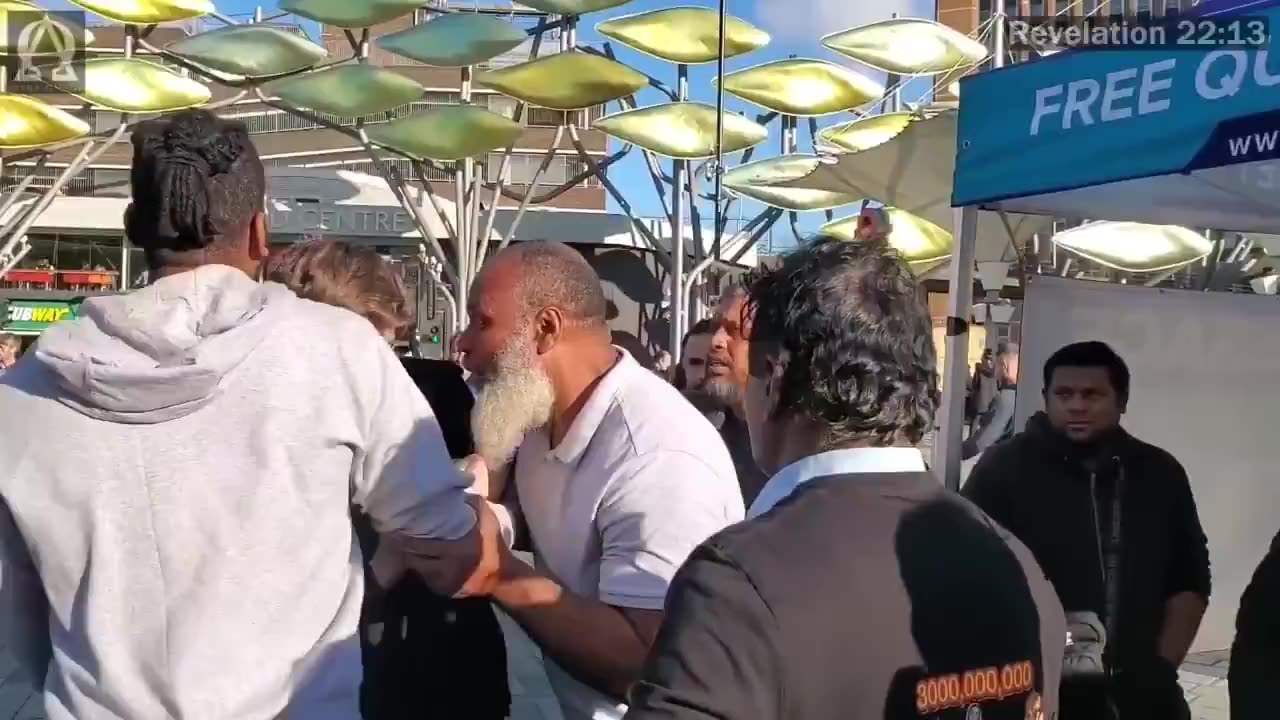 Black Muslims attack English