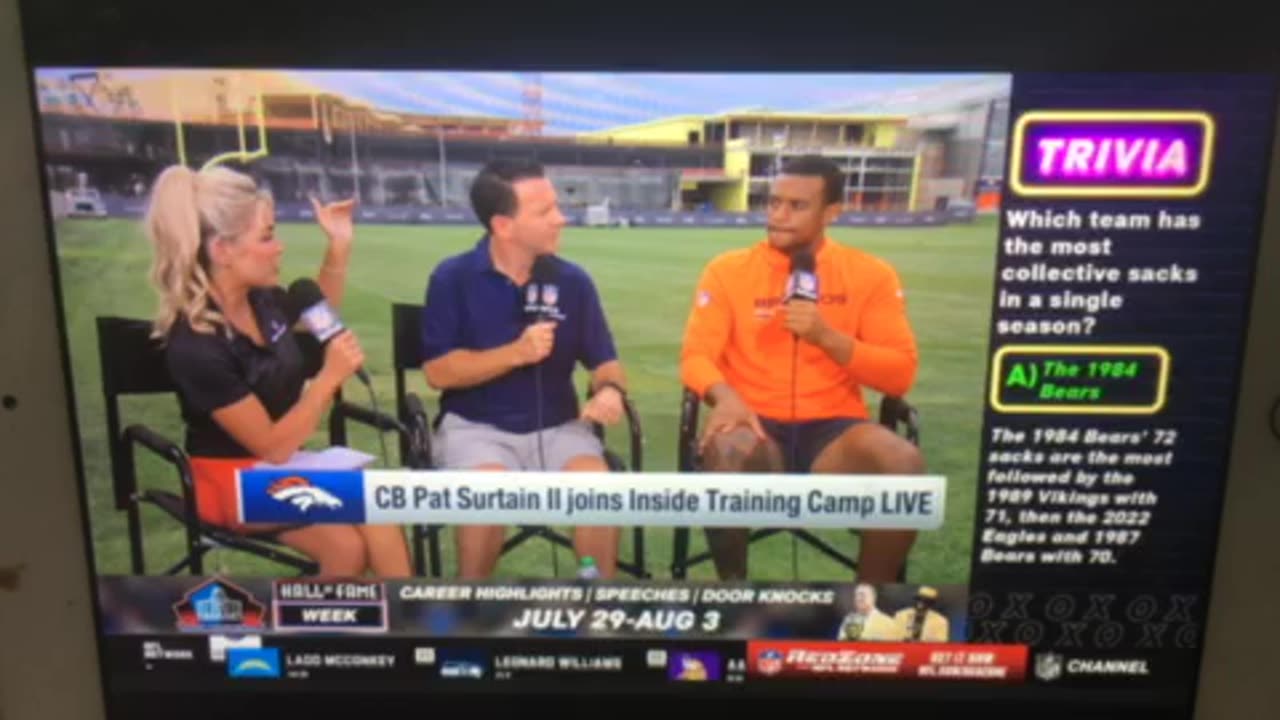 NFL Detroit Lions pregame show head coach Dan Cambell interview vs Los Angeles Chargers