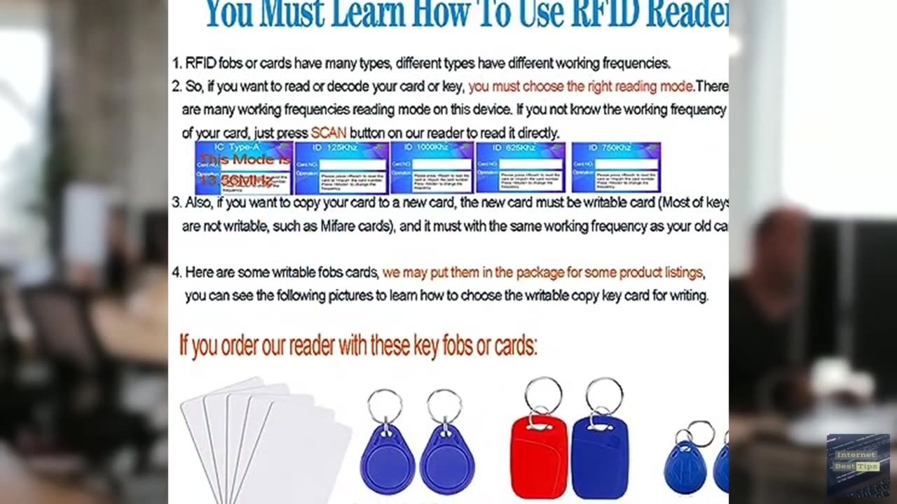 TO BE SECOND JASAG RFID Reader Writer Duplicator, NFC Reader, 125KHz 13.56MHz RF