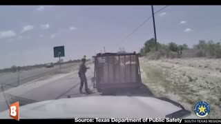TWO Illegal aliens were found INSIDE OF A HAY STACK after a man was caught
