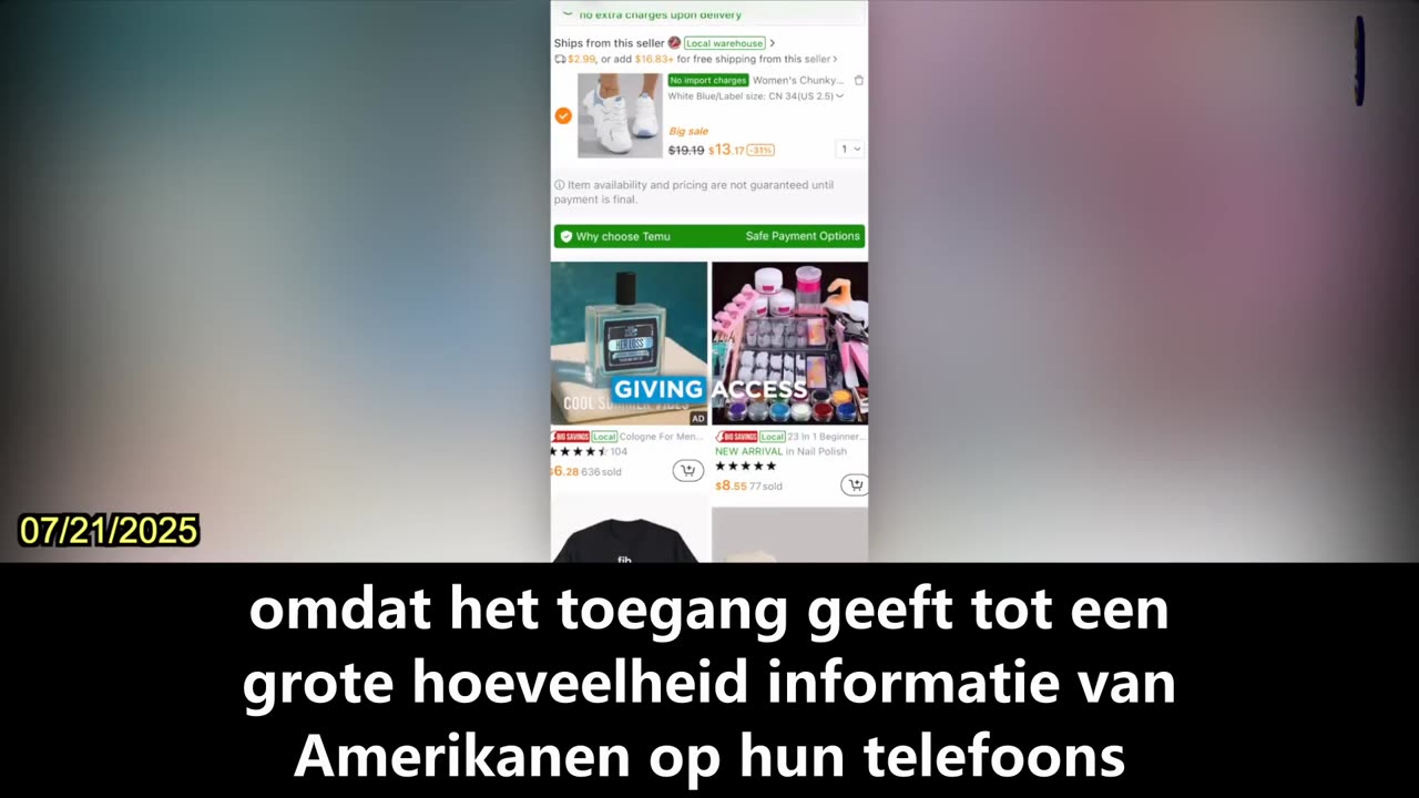 【NL】Procureur generaal van Nebraska klaagt CCP spyware app Temu aan