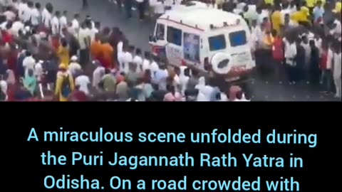 A miraculous scene unfolded during 1,500 people stood by and saved one life