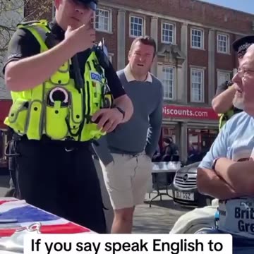 Investigated by Police for saying, ‘Speak English’