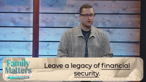 Family Matters - What We Leave Behind - 9:30am