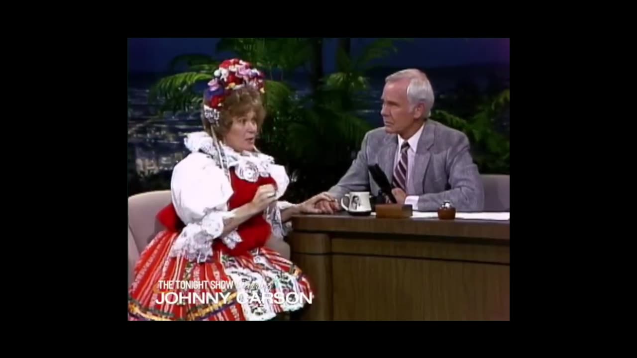 Vlasta Krsek "Queen Of The Polka" Johnny Carson Tonight Show