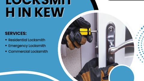 Skilled and Dependable Locksmith in Kew Offering Complete Lock and Security Solutions for Every Need
