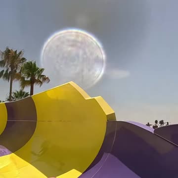 Waterslide at SlideSplash Waterpark in Portugal