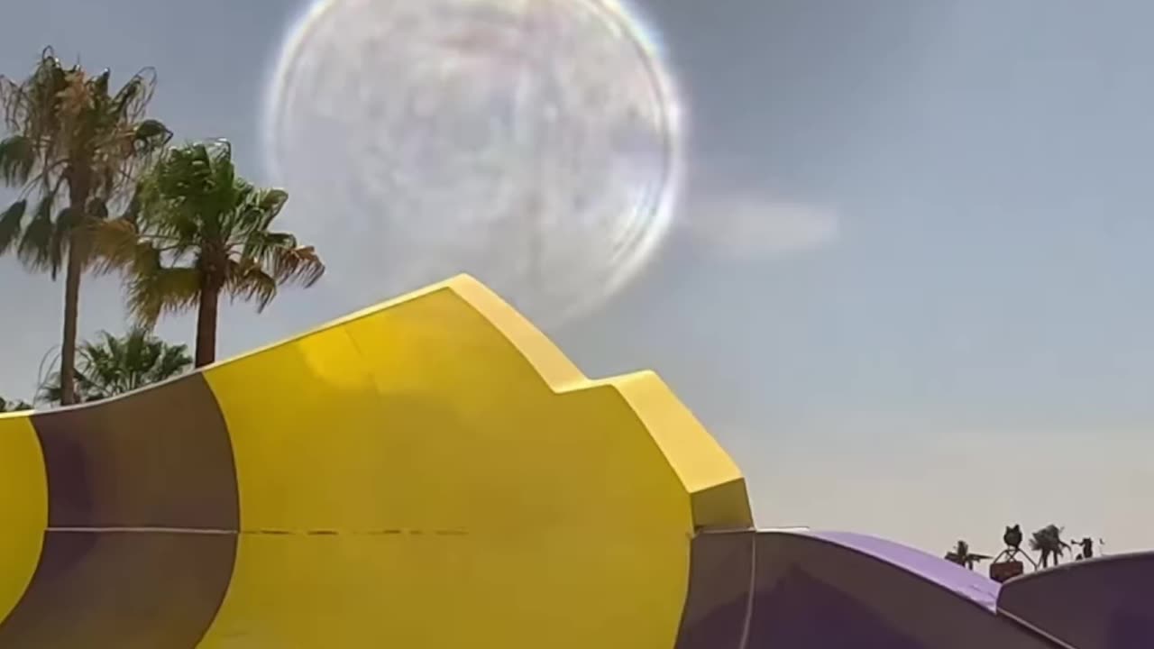 Waterslide at SlideSplash Waterpark in Portugal