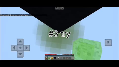 Impossible clutch in Minecraft bedrock in mobile