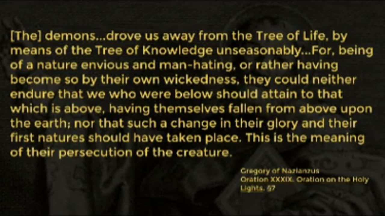 Gregory of Nazianzus on Mankind's Fall