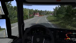 Euro Truck Simulator 2-138, Dombås to Trondheim Norway, 237 km, Nordic Horizons, Scania, 60fps