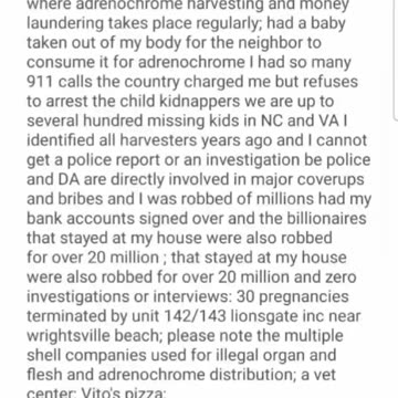 Targeted agent exposes extreme adrenochrome addiction