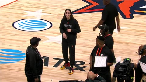 😂 Caitlin Clark MIC'd UP during WNBA All-Star Game | Indiana Fever women's basketball #shorts #short
