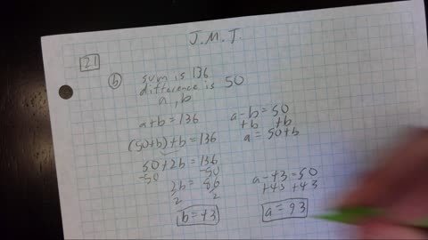 Saxon Algebra 2 Lesson 21 (b)