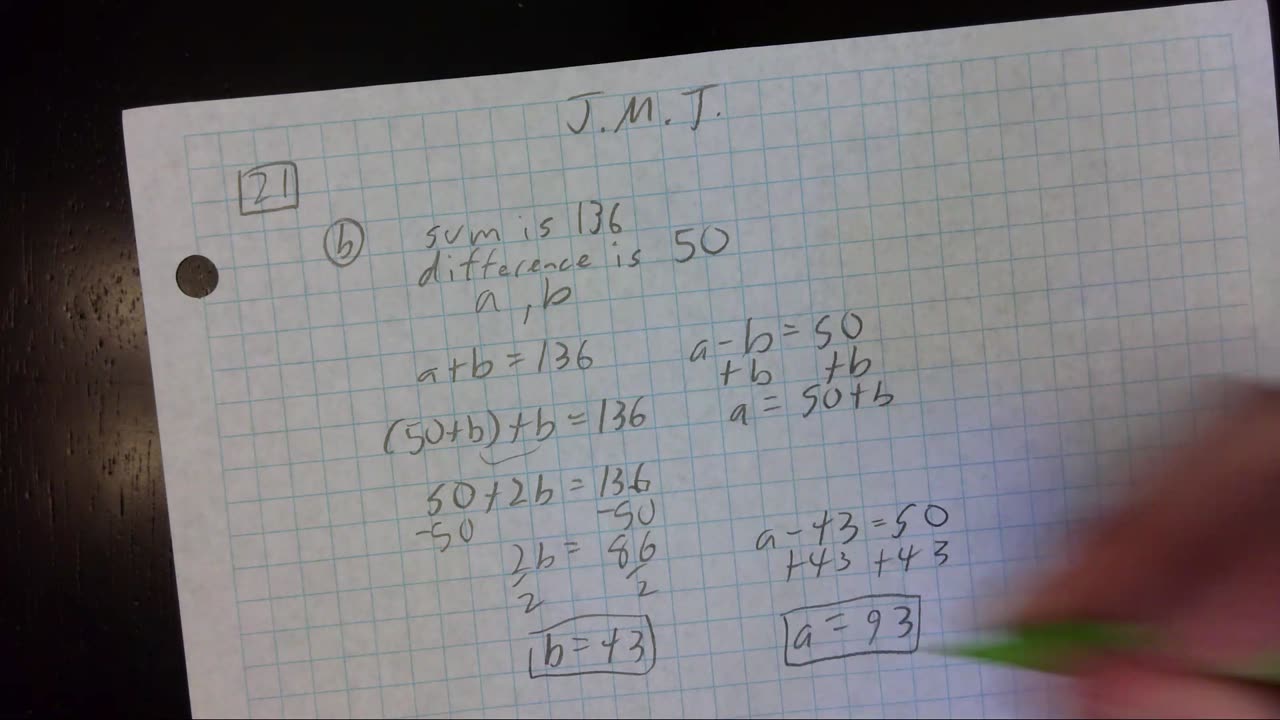 Saxon Algebra 2 Lesson 21 (b)