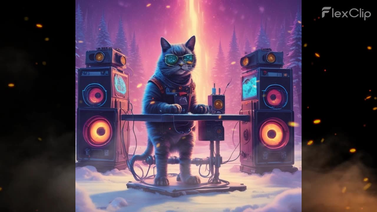NiX - Cat Standing In The Snow