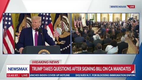 President Donald J. Trump: "I don't feel like a king. I have to go through hell to get stuff approved!"