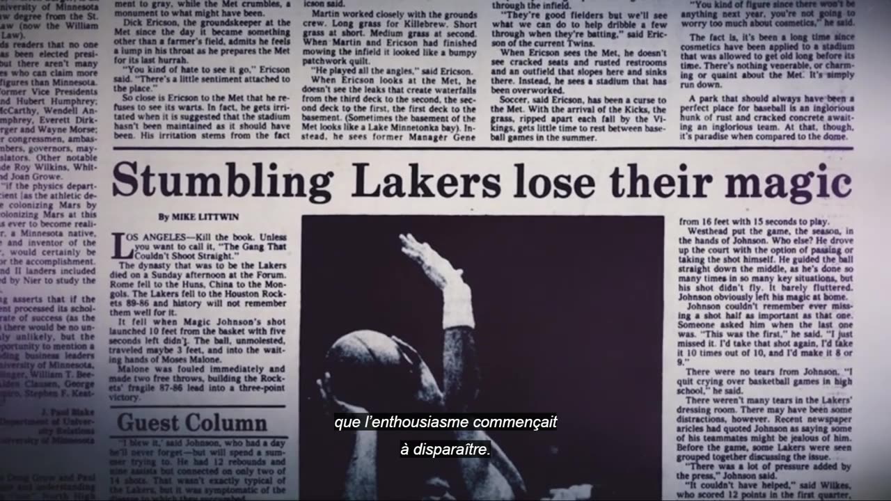 La Véritable Histoire des LA Lakers S1 E1